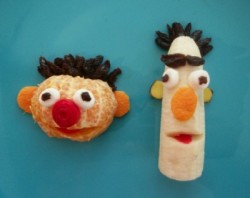 Ernie and Bert Fruit Snack