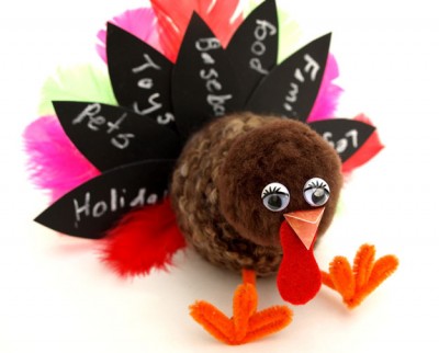 Chalkboard Feather Turkey