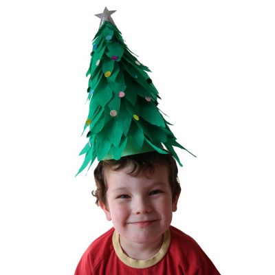 Crepe Paper Christmas Tree