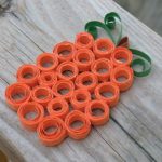 Curled Paper Pumpkin