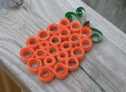 Curled Paper Pumpkin