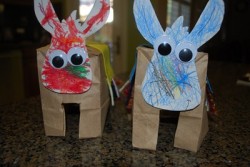 Paper Bag Donkeys
