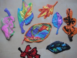 Fall Glue Leaves