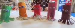 Cardboard Tube Spiders