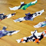 Halloween Crayon Bats