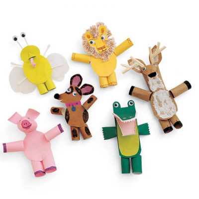 Craft Ideas Construction Paper on Get The Instructions For         Paper Finger Puppets