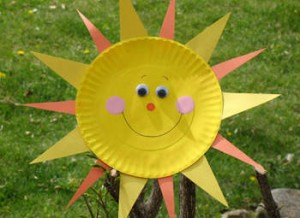 Paper Plate Sun