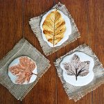 Plaster Leaf Prints