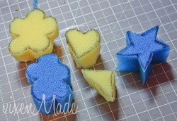 Homemade Sponge Stamps