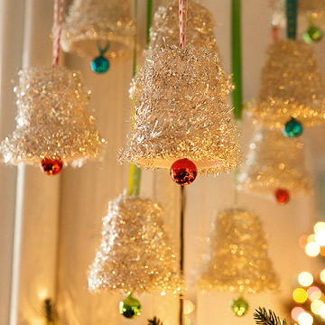Tinsel Bell Ornaments | Fun Family Crafts