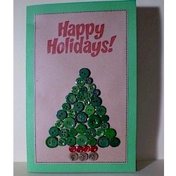 Button Christmas Tree Card | Fun Family CraftsFun Family Crafts