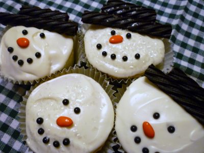 Snowman Cupcakes
