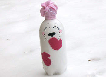 Soda Bottle Polar Bear