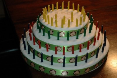 Fish Birthday Cake on 100 Days Of School With 100 Candles On The Cake   Fun Family Crafts