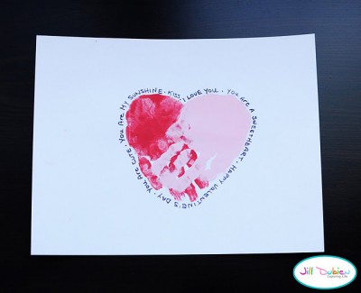  Handprint Hearts