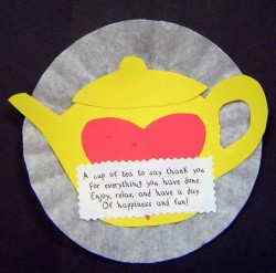 Funny Family Pictures on Tea Bags   Fun Family Crafts