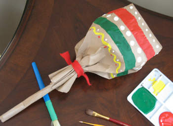 Paper Lunch Bag Maracas