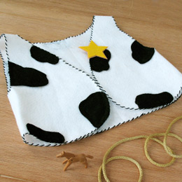 Woody’s Faux Cowhide Vest