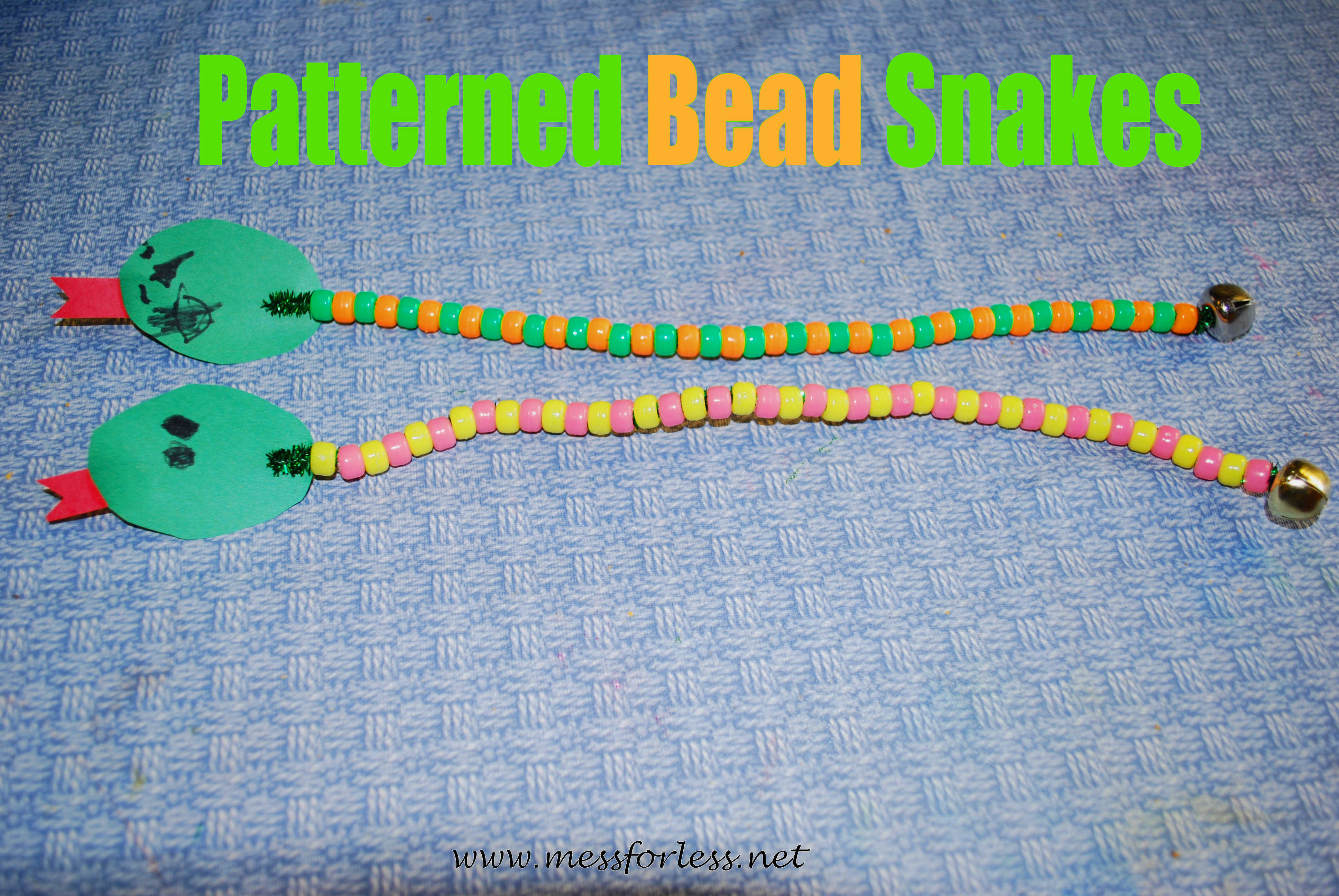 Patterned Bead Snakes | Fun Family Crafts3872 x 2592