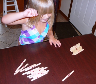 Counting Sticks Game