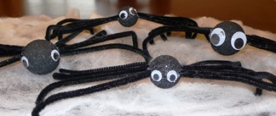 Styrofoam Spiders