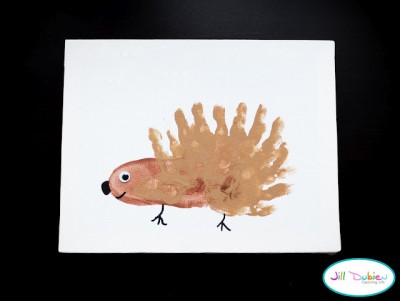 Handprint and Footprint Hedgehogs