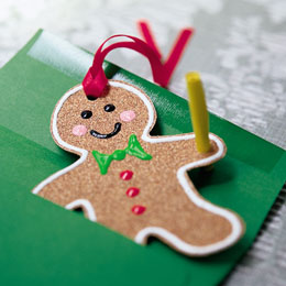 Sandpaper Gingerbread Man