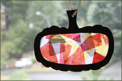 Faux Stained Glass Sun Catchers Faux Stained Glass Sun Catchers