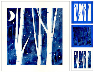 Winter Birch Trees