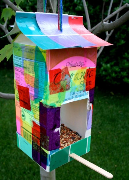 Recycled Bird Feeder  Fun Family Crafts