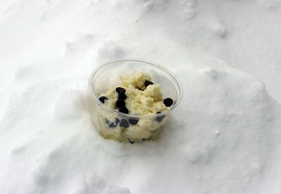 Chocolate Chip Snow Ice Cream
