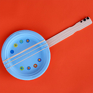 Paper Plate Banjo