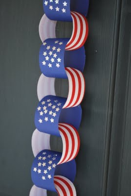 patriotic paper chain crafts fun decoration construction stars striped july 4th fourth craft preschool flag classroom diy projects going easy