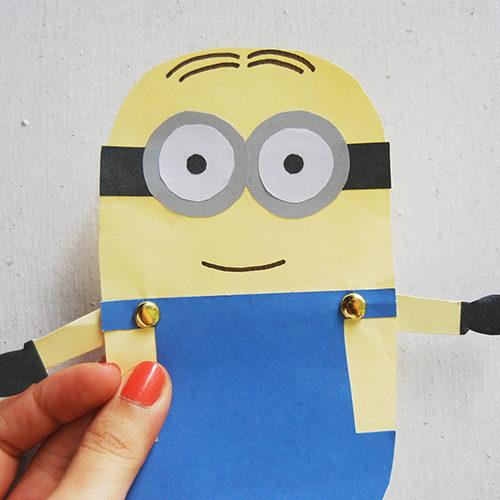 Minion Paper Doll  Fun Family Crafts