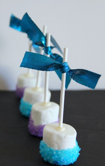 Fun food ideas for a FROZEN movie inspired party. Sip on FROZEN hot 