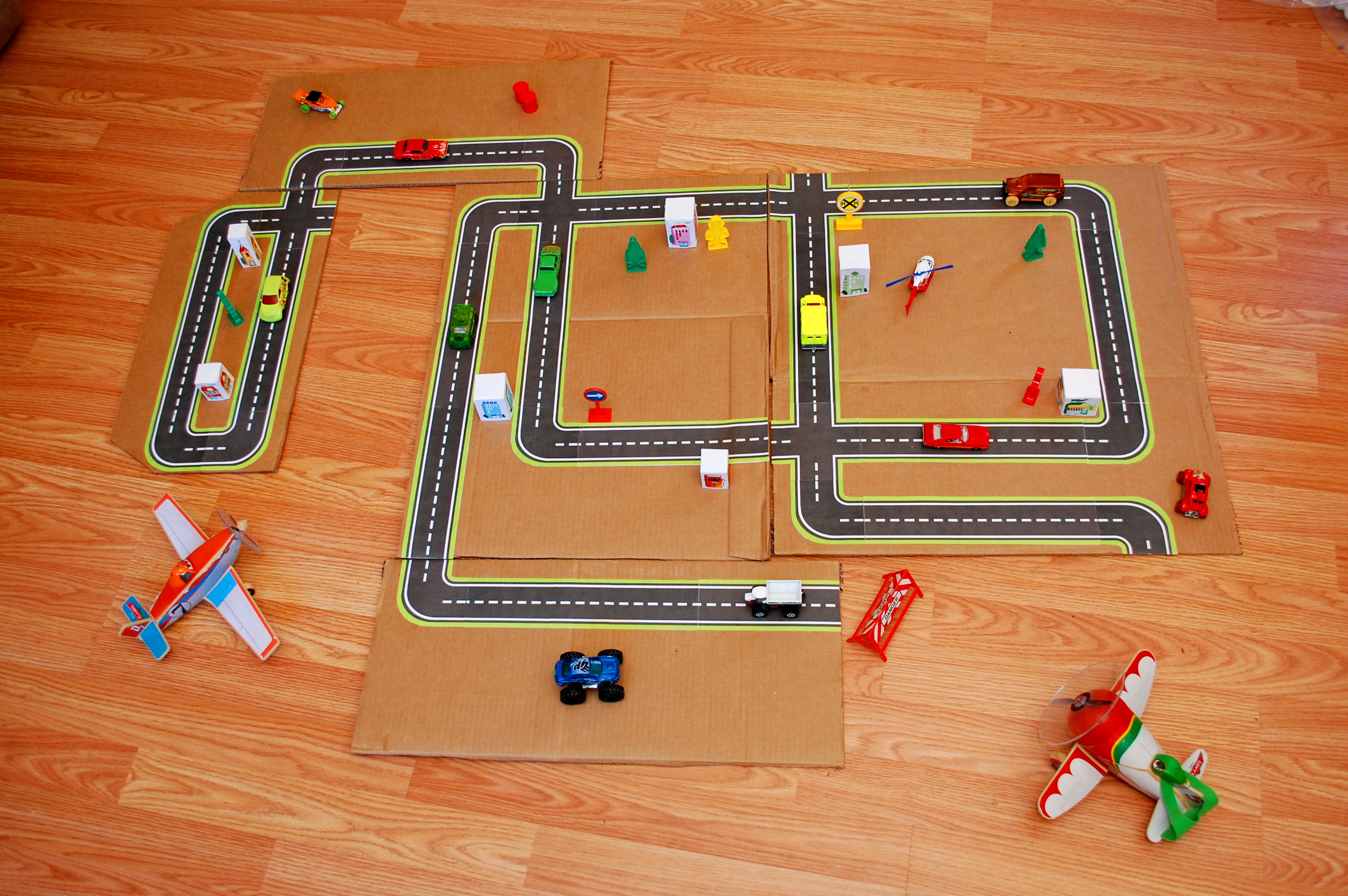 Printable Road Maps for Toy Cars Fun Family Crafts