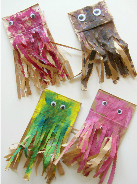 Paper Bag Jellyfish | Fun Family Crafts