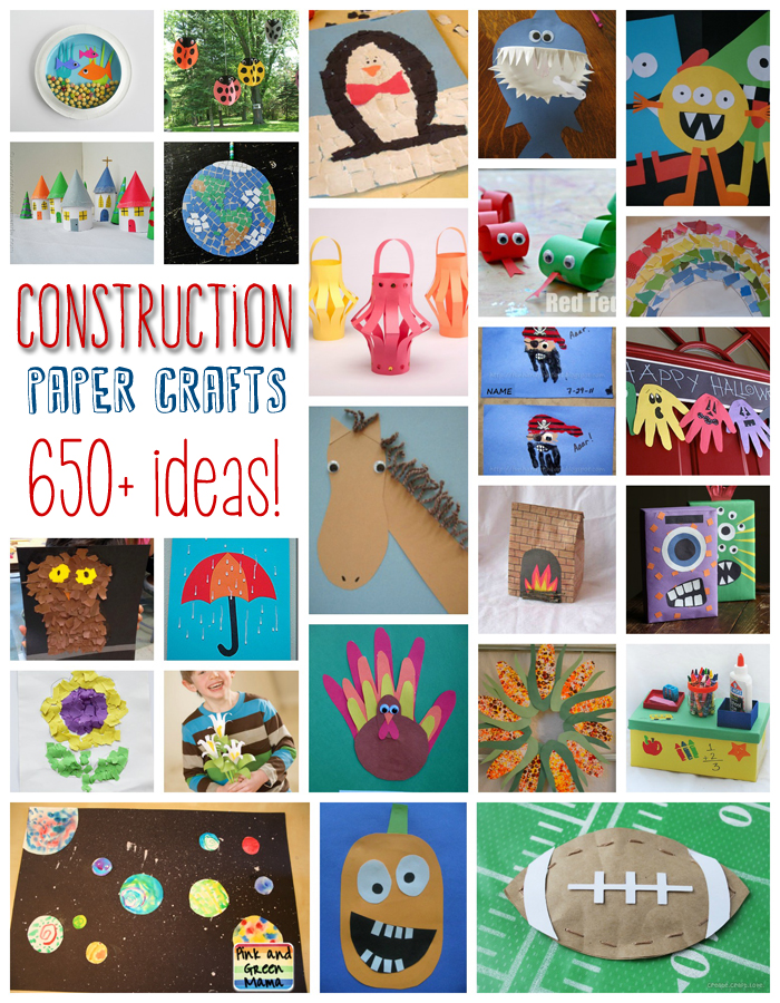 650+ Construction Paper Crafts | Fun Family Crafts