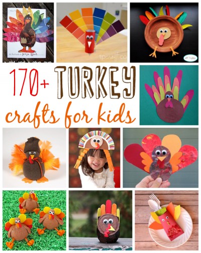 Over 170 Turkey Crafts for Kids to Make