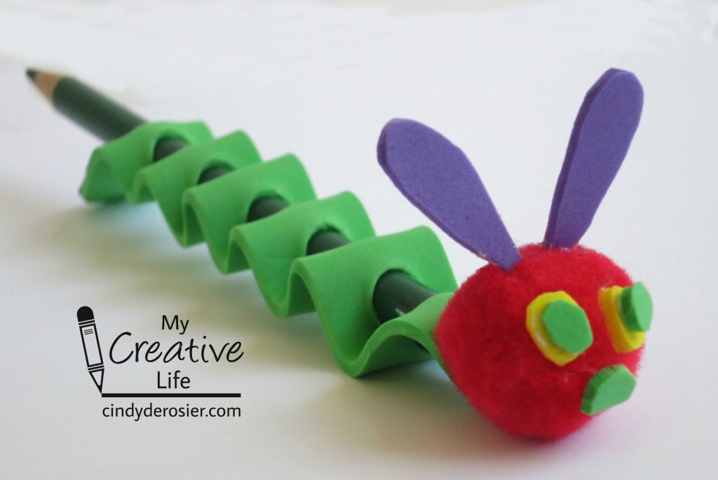 Very Hungry Caterpillar Pencil  Fun Family Crafts