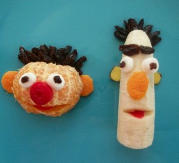 Ernie and Bert Fruit Snack