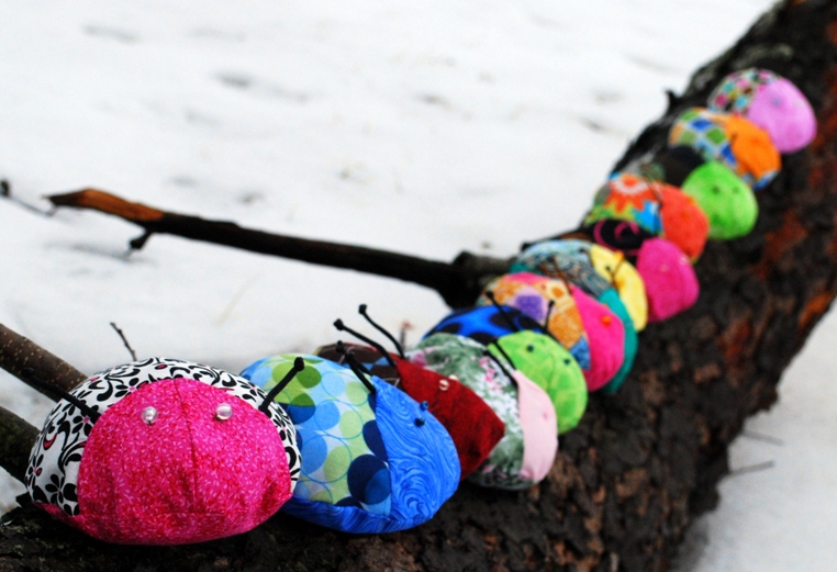 Fabric Scrap Love Bugs Fun Family Crafts