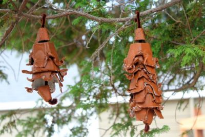 Egg Carton Pinecones
