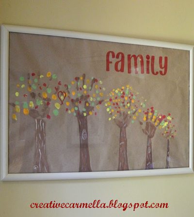 Family Handprint Trees