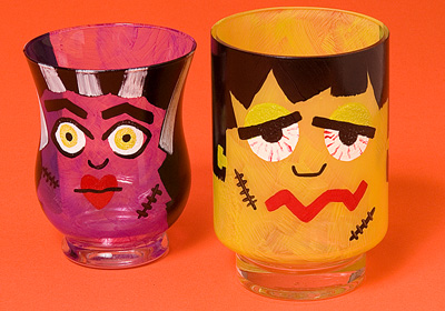 Frankenstein and Bride Glasses