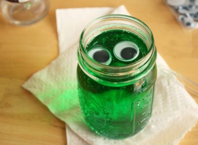Googley-Eyed Green Blobs