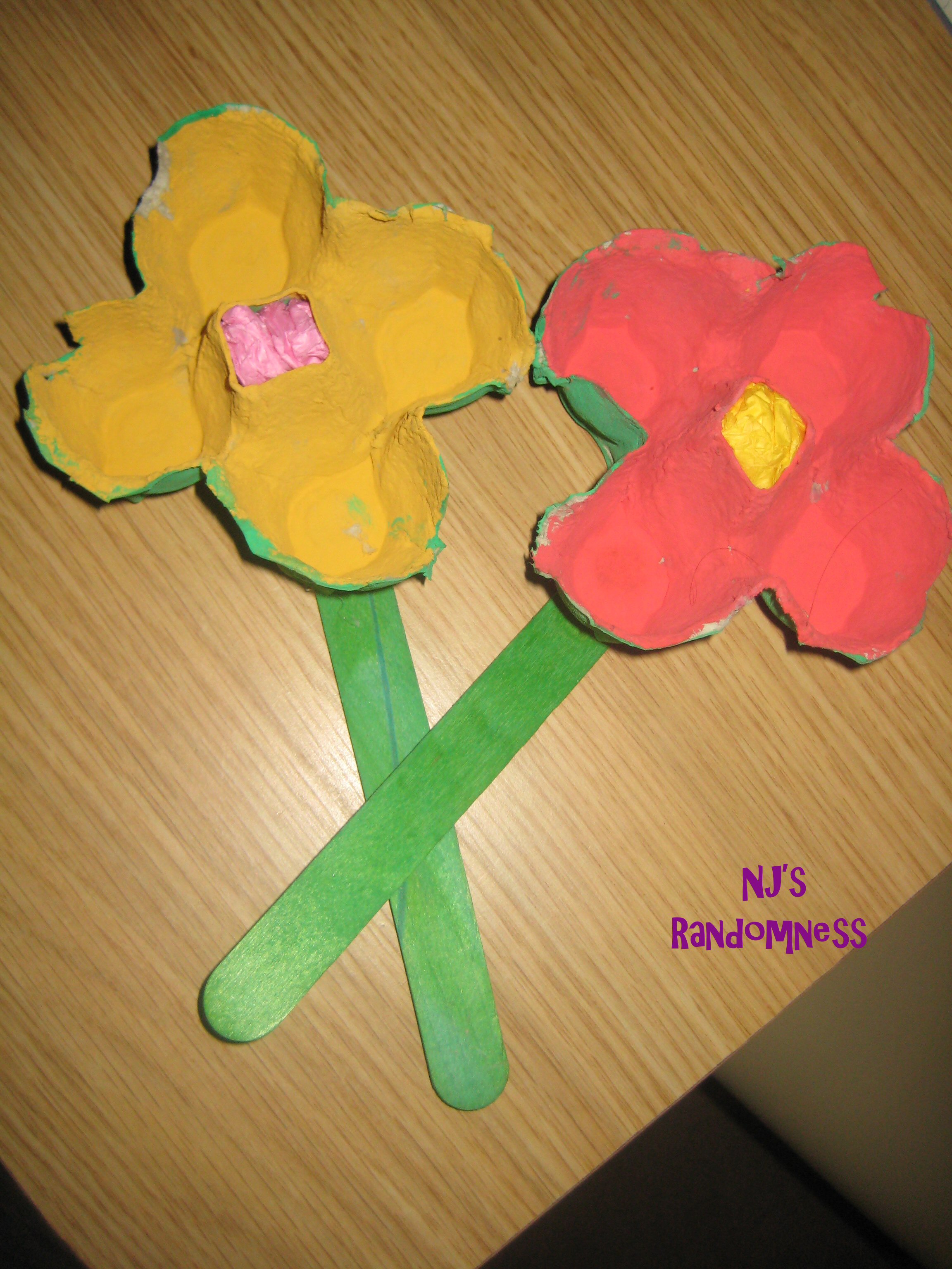 Egg Carton Flowers | Fun Family Crafts