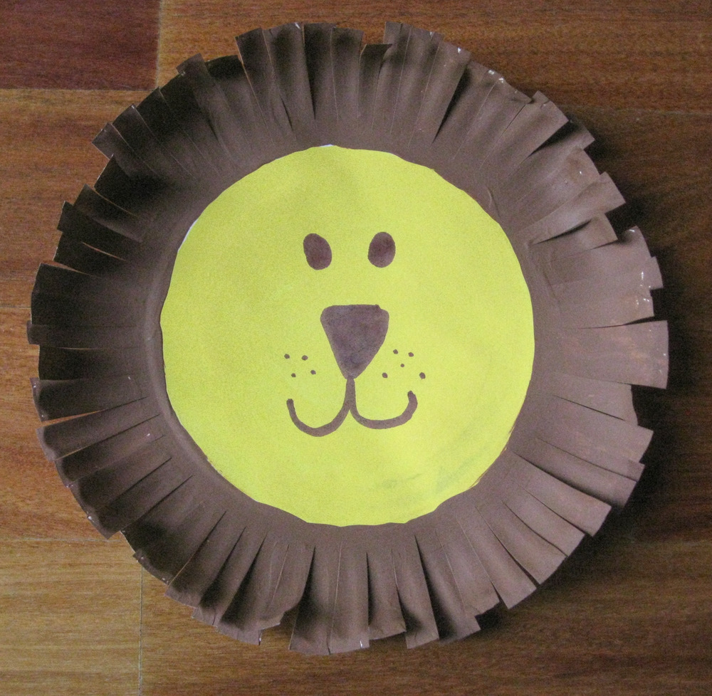 Paper Plate Jungle Animal Crafts