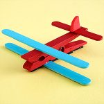 Magnetic Airplane Clip | Fun Family Crafts