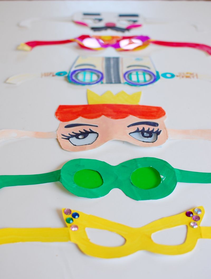 Paper Glasses  Fun Family Crafts